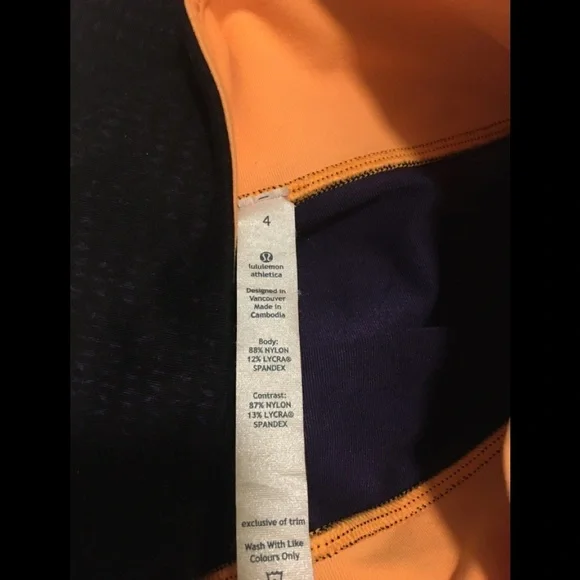 11. Lululemon Wunder Under Black Swan Sweater Print 4 - Picture 6 of 8